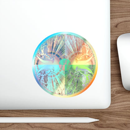 Venus Talisman Mandala Holographic Die-Cut Sticker - Skateboard and Laptop Decal