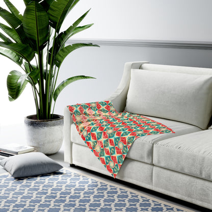 Electric Diamond Swirl Baby Swaddle Blanket - Unisex Newborn Wrap, 30x40 in