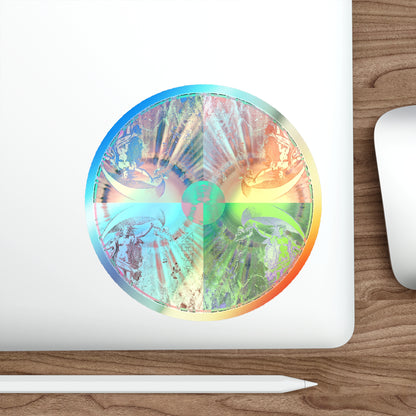 Venus Talisman Mandala Holographic Die-Cut Sticker - Skateboard and Laptop Decal