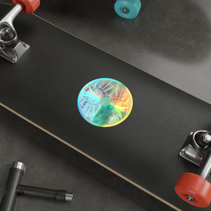 Venus Talisman Mandala Holographic Die-Cut Sticker - Skateboard and Laptop Decal