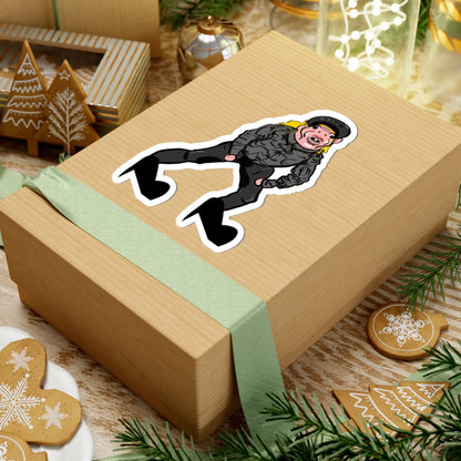 Punky Biker Kiss-Cut Sticker - Funny Character Laptop Decal