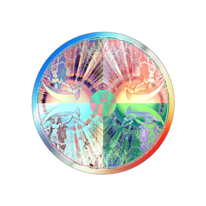 Venus Talisman Mandala Holographic Die-Cut Sticker - Skateboard and Laptop Decal