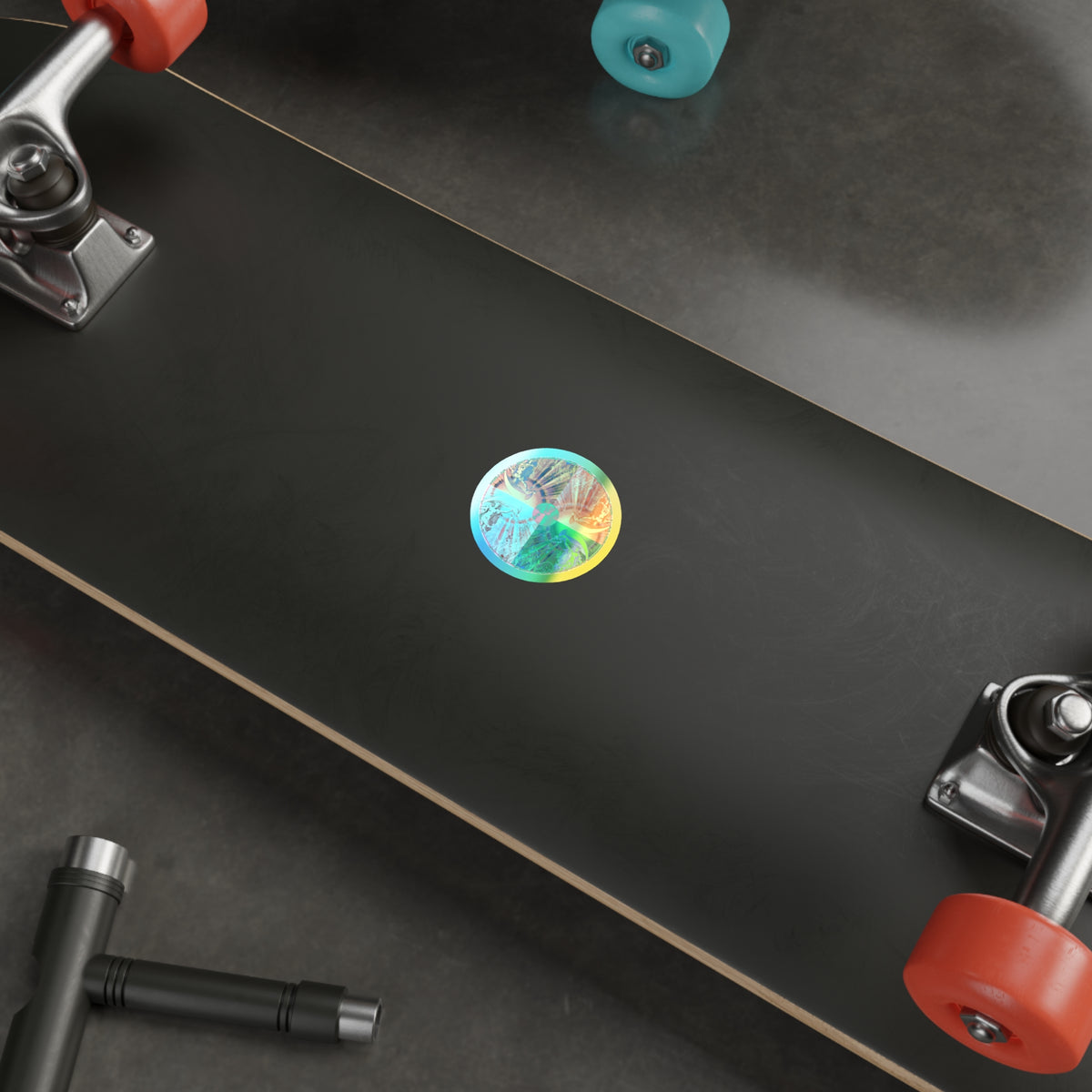 Venus Talisman Mandala Holographic Die-Cut Sticker - Skateboard and Laptop Decal