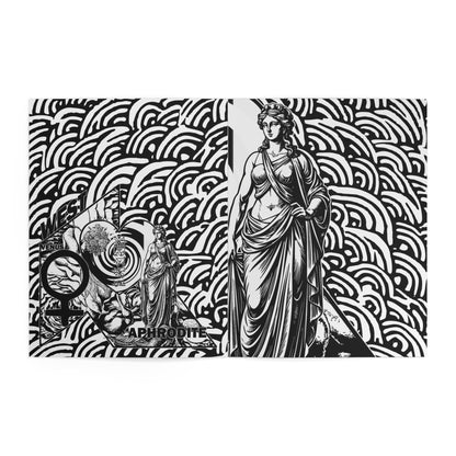 Adult Coloring Book - Space, Male Body and Nature Illustrations, 8.5x11 in