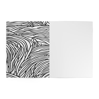 Adult Coloring Book - Space, Male Body and Nature Illustrations, 8.5x11 in