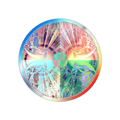 Venus Talisman Mandala Holographic Die-Cut Sticker - Skateboard and Laptop Decal