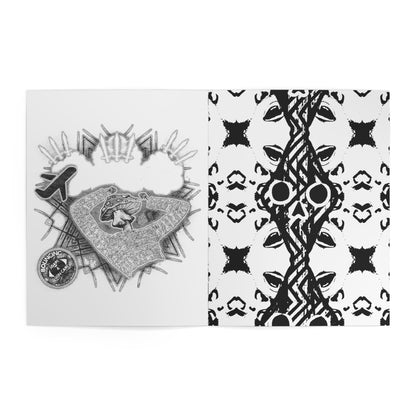 Adult Coloring Book - Space, Male Body and Nature Illustrations, 8.5x11 in