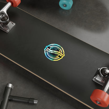 Not a Bystander Holographic Die-Cut Sticker - Rainbow Support Bystander Awareness