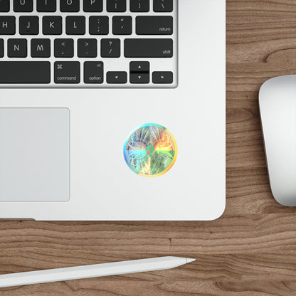 Venus Talisman Mandala Holographic Die-Cut Sticker - Skateboard and Laptop Decal