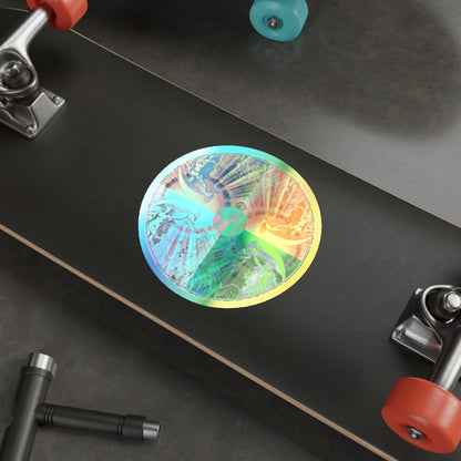 Venus Talisman Mandala Holographic Die-Cut Sticker - Skateboard and Laptop Decal